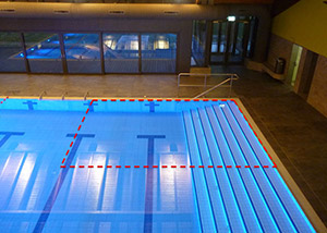 Nichtschwimmerbereich im Schwimmerbecken